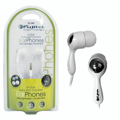 AUDIFONO IN EAR PARA MP3/MP4 BLANCO