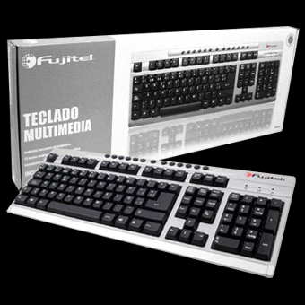 TECLADO SLIM MULTIMEDIA PS/2 FUJITEL